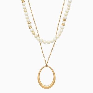 Stella & Dot Natia Layered Necklace Sample